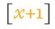 x+1